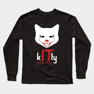 kITty scary Long Sleeve T-Shirt